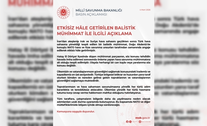 Türkiye'yi Hedef Alan Balistik Mühimmat İmha Edildi!