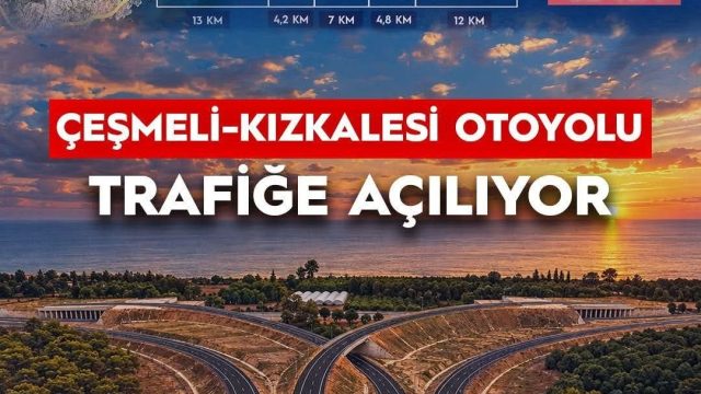 Mersin Ulaşımında Dev Adım: Çeşmeli-Kızkalesi Otoyolu 19 Ekim’de Açılıyor